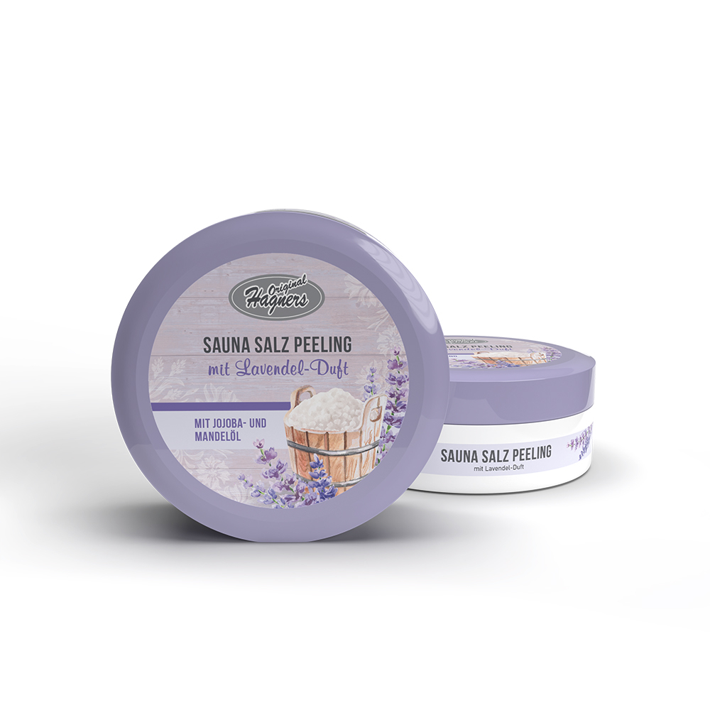 Sauna Salz-Peeling mit Lavendel-Duft